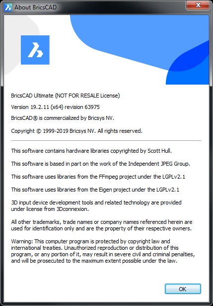 BricasCAD versión 19.2.11