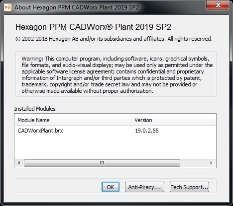 CADworx 2019 SP2 HF1