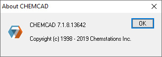 ChemCAD versión 7.1.8