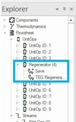 Duplica rápidamente hojas de flujo y UnitOps en ChemCAD para unprocesamiento de gas eficiente, reduciendo errores y ahorrando tiempo.
